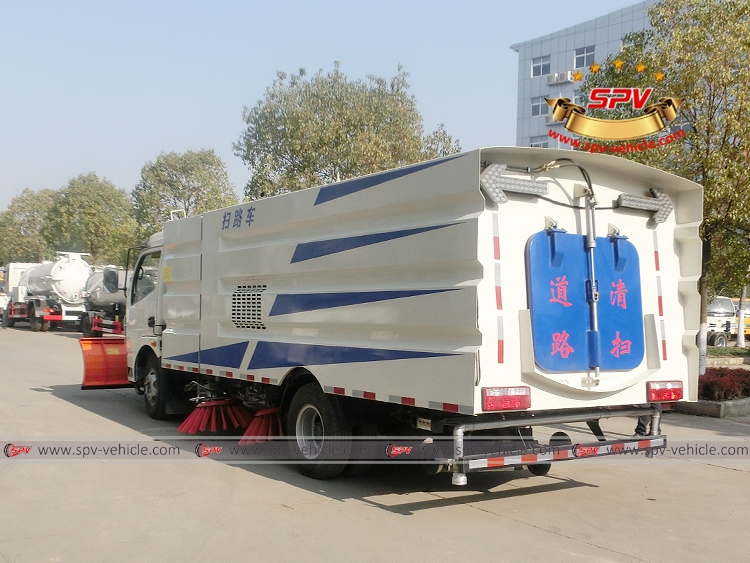 Road Sweeper with Snowplow Dongfeng-LB